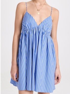 Reformation Amara Dress in Tribune Stripe Size M NWT